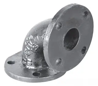 6" - Cast Iron Flanged 90-Elbow