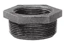 1-1/2" x 1-1/4" - Black Malleable Double Tap Bushing