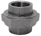 1/2" - Black Malleable 300# Dart Union