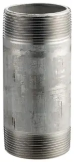 1" x 4" - 304 Stainless Steel Nipple Standard