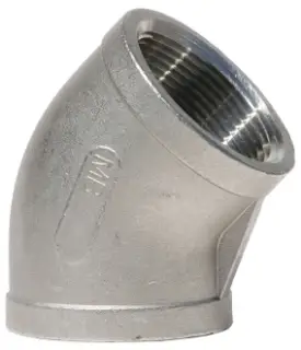 1-1/4" - 316 Stainless Steel 45-Elbow