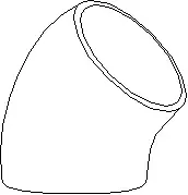 3-1/2" - Carbon Steel Weld 45-Elbow Standard
