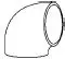 1-1/4" - Carbon Steel Weld Short Radius 90-Elbow Standard