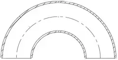 3" - Carbon Steel Weld 180 Return Bend Standard