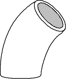 3/4" - Carbon Steel Weld 45-Elbow Extra Heavy