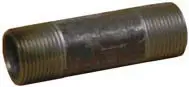 1/2" x 2" - Black Steel Nipple Extra Heavy