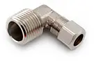 3/8" x 1/2" - Brass OD Chrome ODXM Male 90-Elbow