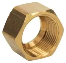 1/2" - Brass OD Chrome Compression Nut