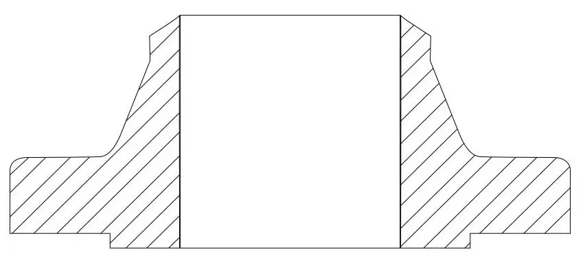 3" - Forged Steel 150# Weld-Neck Flange Full Face A105