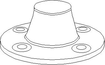 8" - Forged Steel 600# Weld Neck Raised Face Flange A105