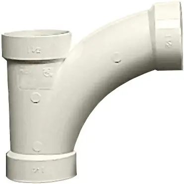 3" x 3" - PVC DWV Combination Y & 1/8 Bend