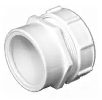 1-1/2" x 1-1/4" - PVC DWV Fitting Trap Adapter