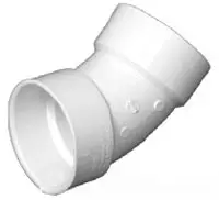 1-1/2" - PVC DWV 45-Elbow