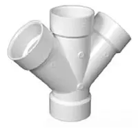2" - PVC DWV Double Wye