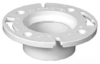 4" x 3" - PVC DWV Hub Closet Flange