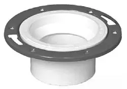 4" x 4" - PVC DWV Hub Adjustable Closet Flange
