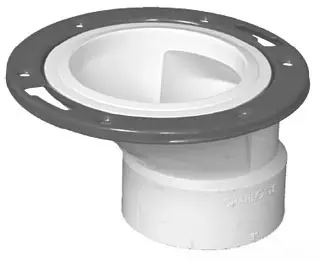 4" x 3" - PVC DWV Offset Closet Flange