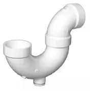 2" - PVC DWV Swivel P-Trap with Cleanout