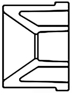 1" x 1/2" - PVC Schedule 40 SPXS Bushing
