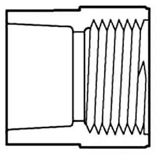 6" - PVC Schedule 40 SXF Female Adapter