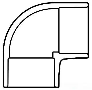 3/4" - PVC Schedule 40 SXS 90-Elbow