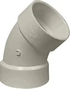 1-1/4" - PVC DWV 45-Elbow
