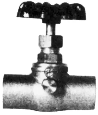 #546 3/4" Brass Domestic Stop & Waste Valve - Sweat