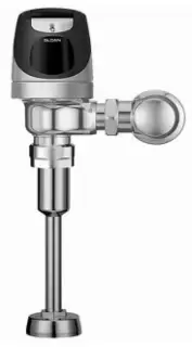 Sloan Valves #8186-0.5 Chrome Solar Powered Sensor Operated Flushometer