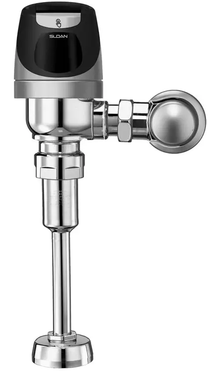 Sloan Valves #8186-1.0 Chrome Solar Powered Sensor Operated Flushometer
