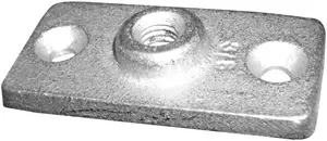 1/2" - Galvanized F&M Plate