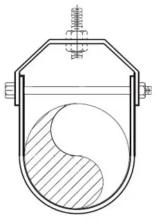 1" - Copper Clevis Hanger