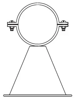 1-1/4" - Copper Van Hanger