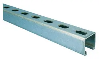 1-5/8" x 1-5/8" - Galvanized Strut 10'