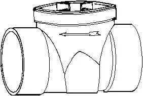 3" - PVC Backwater Valve