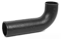4" x 12" - Cast Iron No-Hub Extended 1/4 Bend