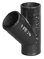 4" - Cast Iron No-Hub Wye