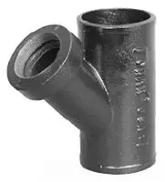 3" x 2" - Cast Iron No-Hub Tap Wye