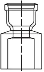 12" x 8" - Cast Iron Service Weight Reducer