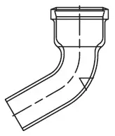 3" - Cast Iron Service Weight 1/6 Bend