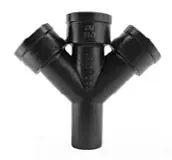 4" - Cast Iron Service Weight Double Wye