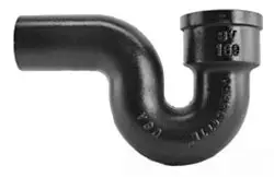 4" - Cast Iron Service Weight P-Trap