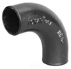 12" - Cast Iron No-Hub Short Sweep 1/4 Bend