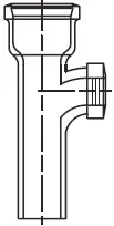 2" x 2" x 18" - Cast Iron Service Weight Tap TY