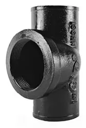 10" - Cast Iron No-Hub Dandy Cleanout (with Ohio Code Plug)