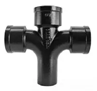 3" x 2" - Cast Iron Service Weight Double TY