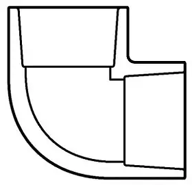1" - CPVC Schedule 80 SXS 90-Elbow
