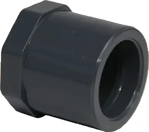 1/2" x 3/8" - PVC Schedule 80 SPXS Bushing Flush Style