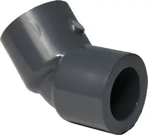 3/8" - PVC Schedule 80 SXS 45-Elbow