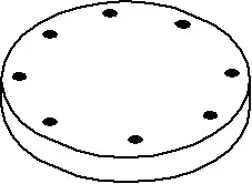 1" - PVC Schedule 80 Blind Companion Flange