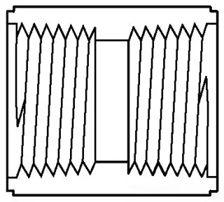 1/4" - PVC Schedule 80 IPS Coupling